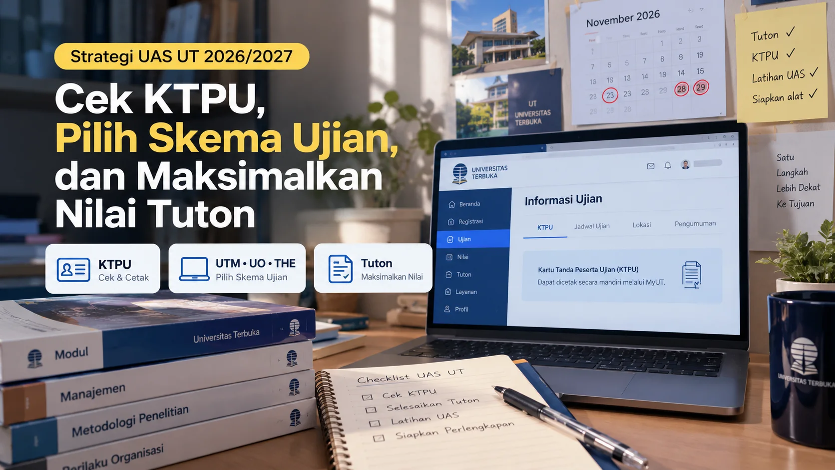 Cek ktpu memilih skema ujian dan maksimalkan nilai tuton
