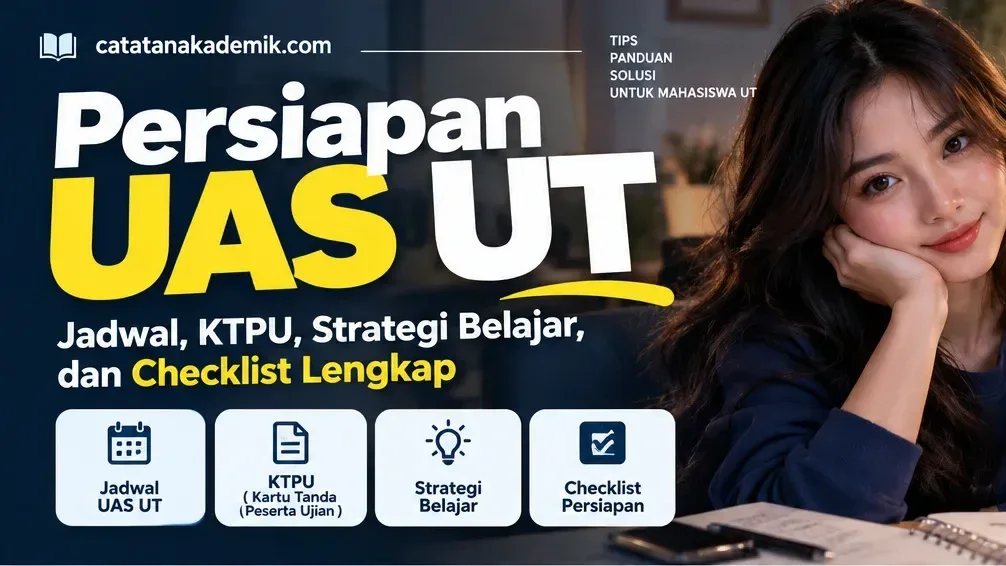 persiapan uas ut jadwal ktpu strategi belajar dan ceklis lengkap kesiapan
